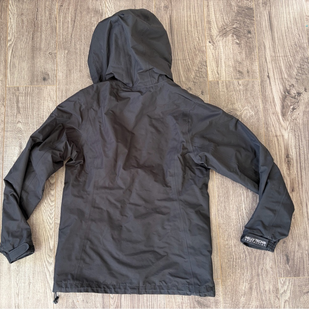 Helly Hansen Black Helly Tech Protection Rain Jacket/ Windbreaker - Picture 8 of 8